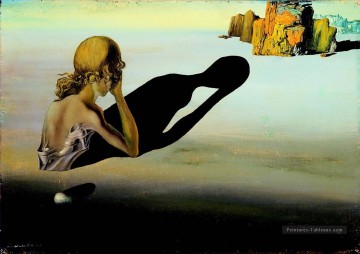  surrealisme - Remords ou Sphinx enfouis dans le sable surréalisme